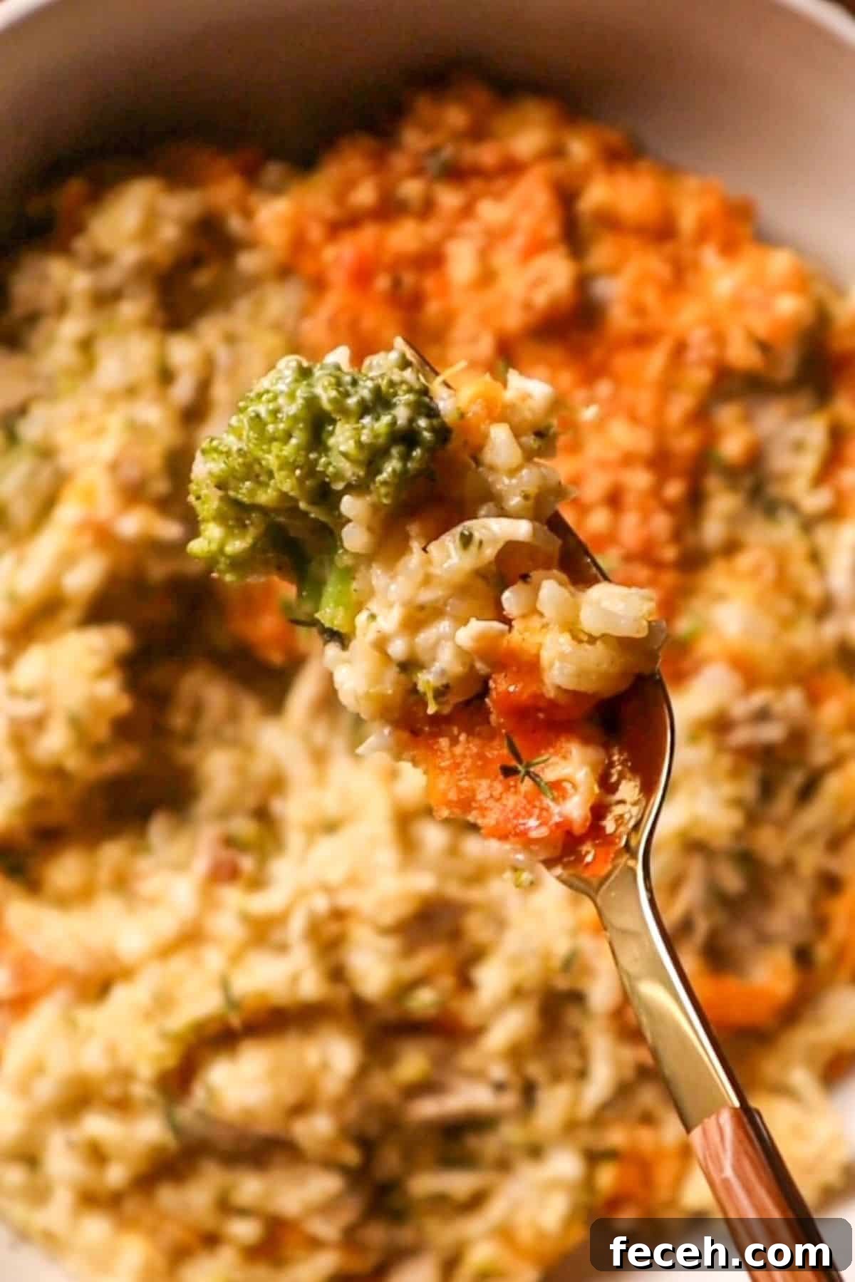 rotisserie chicken casserole with broccoli and rice