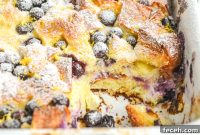 Blueberry Cheesecake French Toast Casserole