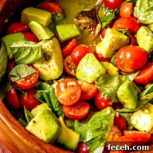 Avocado Tomato Herb Salad - Olivia Adriance