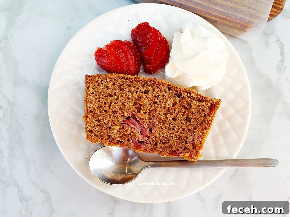 Strawberry Cinnamon Bread - soft, moist and fruity