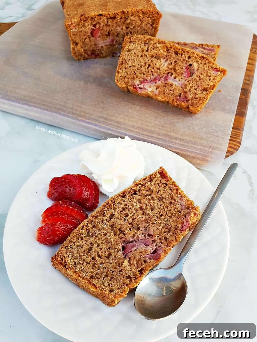 Strawberry Cinnamon Bread slice